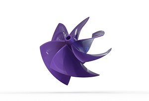 3D model Water jet propeller