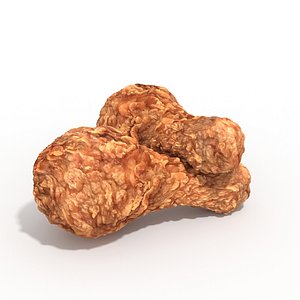 3D fried chicken fast food