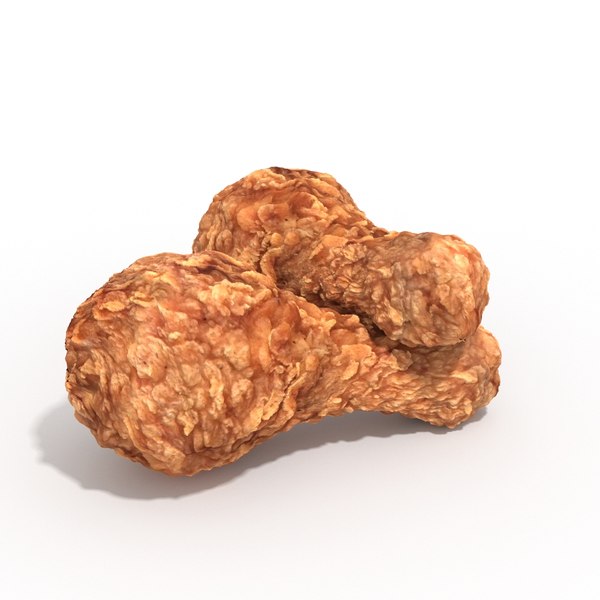 3D fried chicken fast food