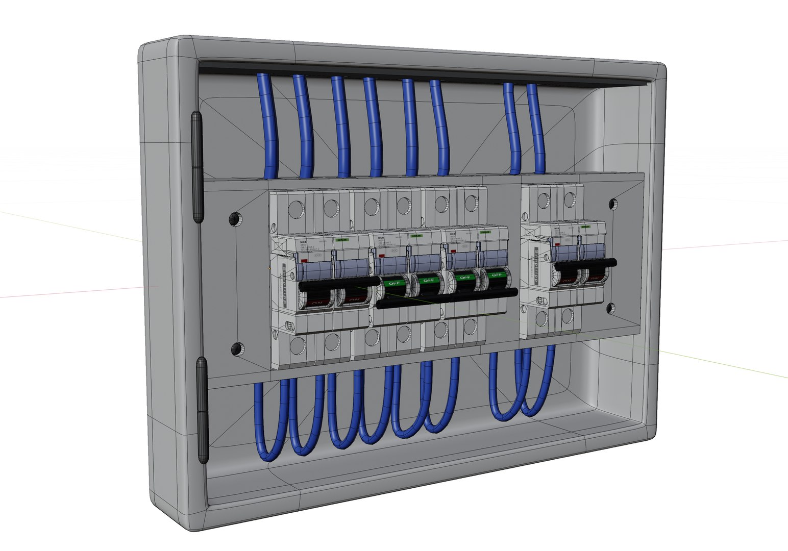Box Fuse - Circuit 3D - TurboSquid 1539801