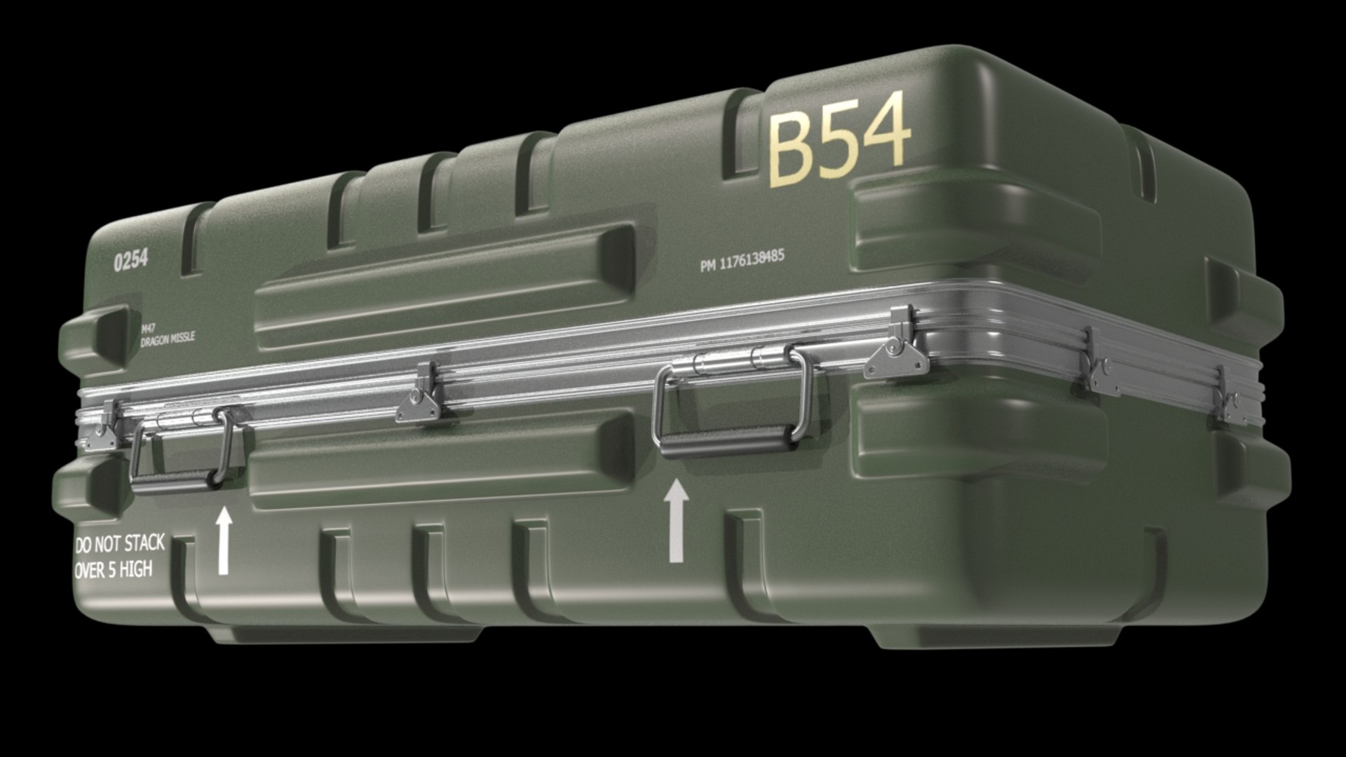 3d Military Crate Model