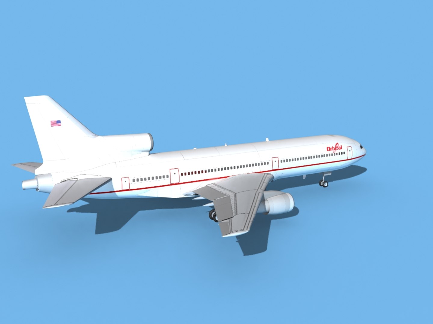 Lockheed L-1011-10 3D - TurboSquid 1488937