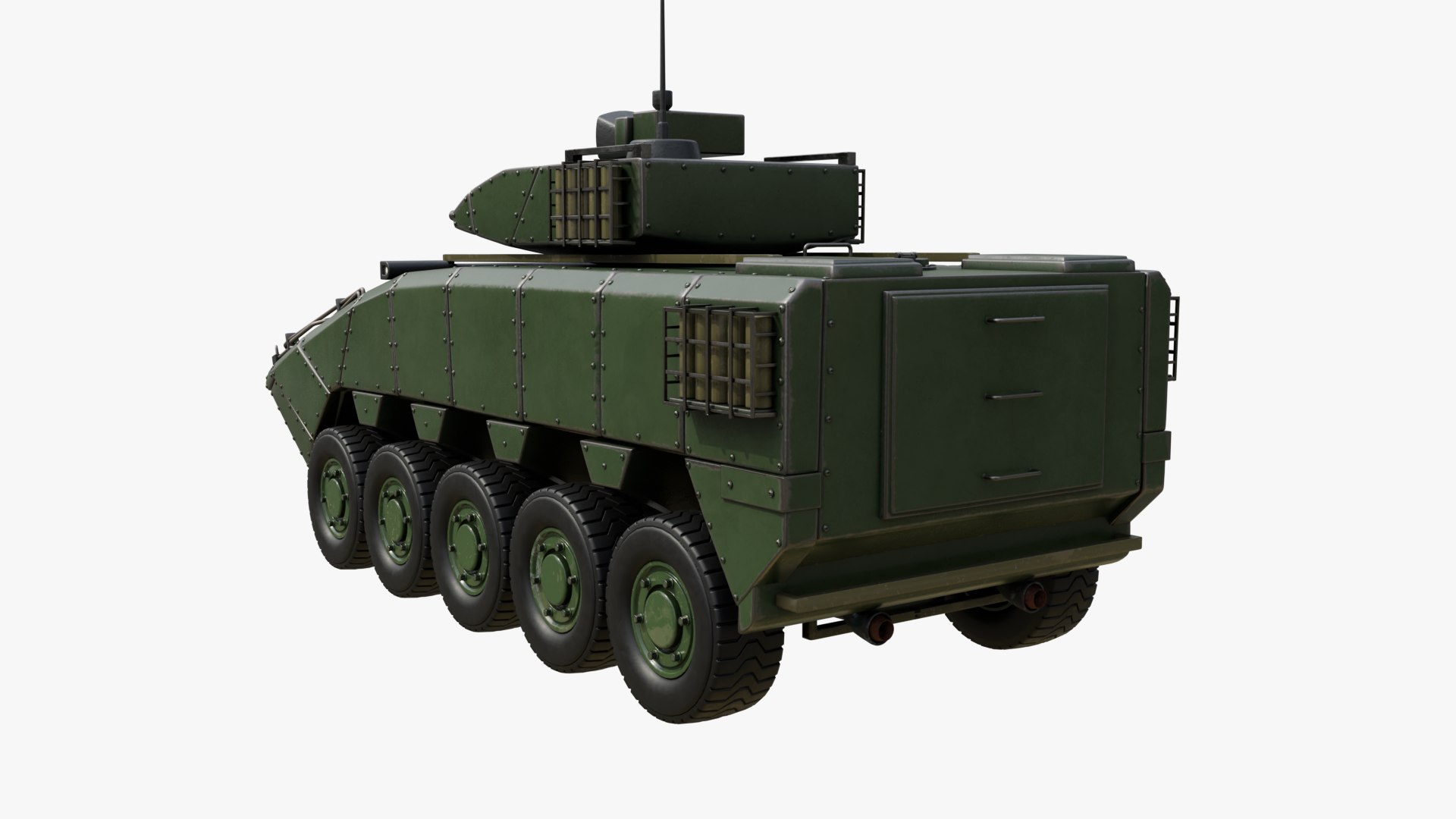 Military Infantry Fighting Vehicle IFV Dark Green 3D Model - TurboSquid ...