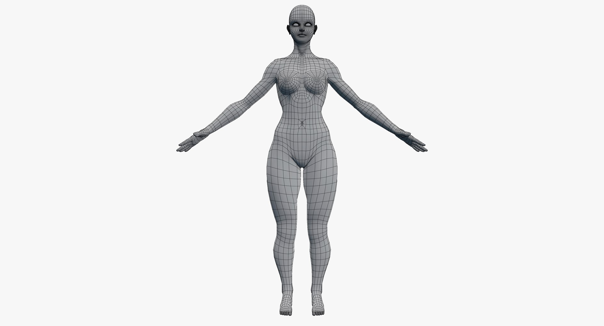 Characters Woman Base Female Model - TurboSquid 1174830