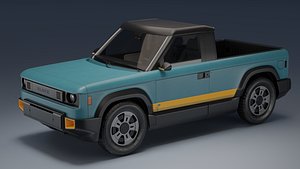 3D Slate Truck EVCall Sunset 2027 3D Model