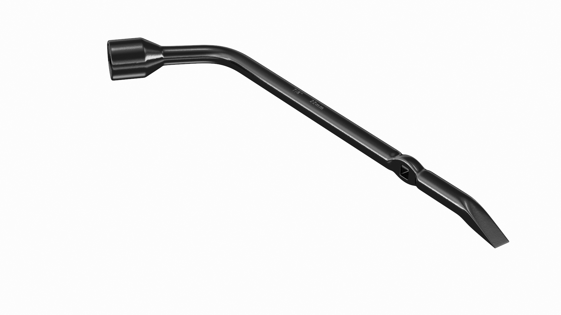 Lug nut wrench black car 3D model TurboSquid 1706839