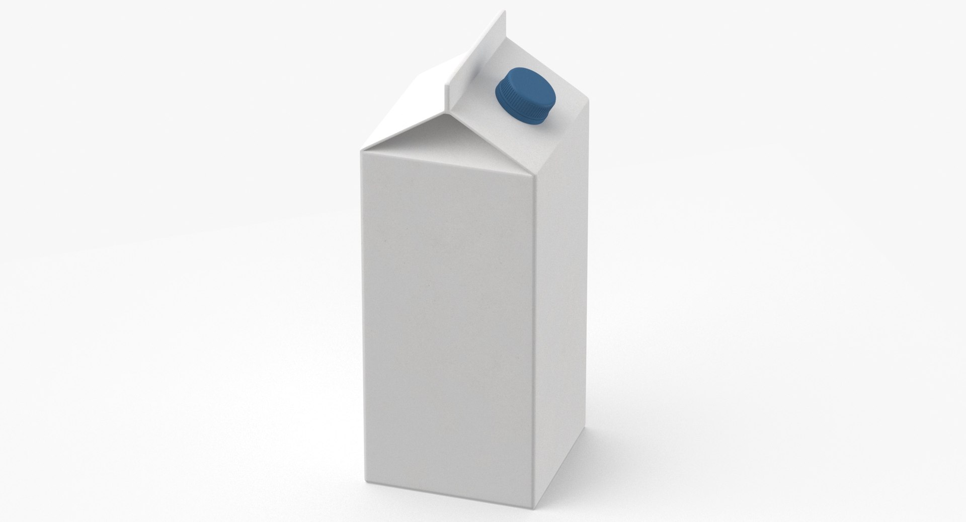 Milk Carton Type 01 XL Blank Blue Green And Red Label 3D - TurboSquid ...