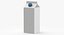 Milk Carton Type 01 XL Blank Blue Green and Red Label 3D