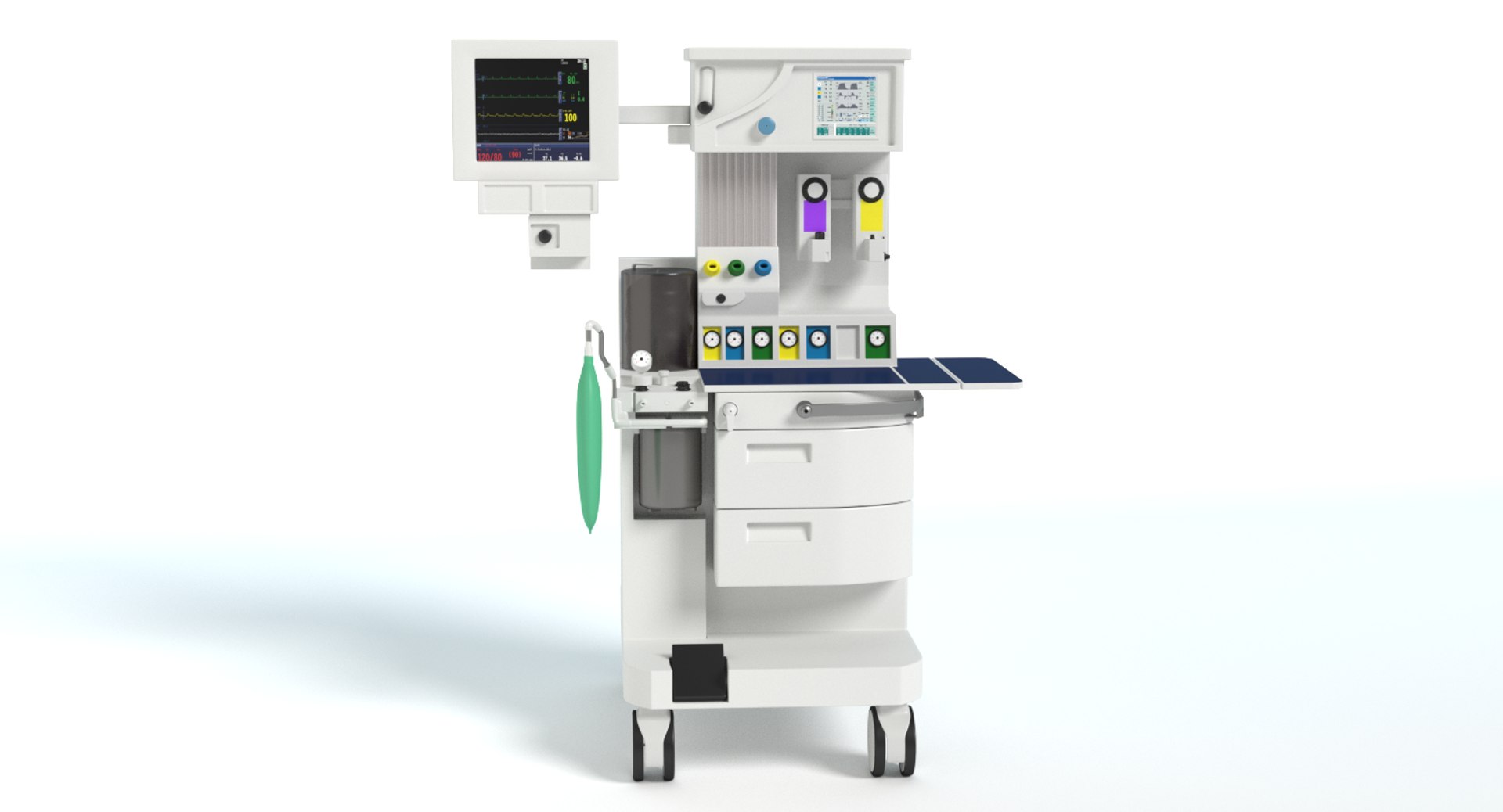Anesthesia Machine 3d Model