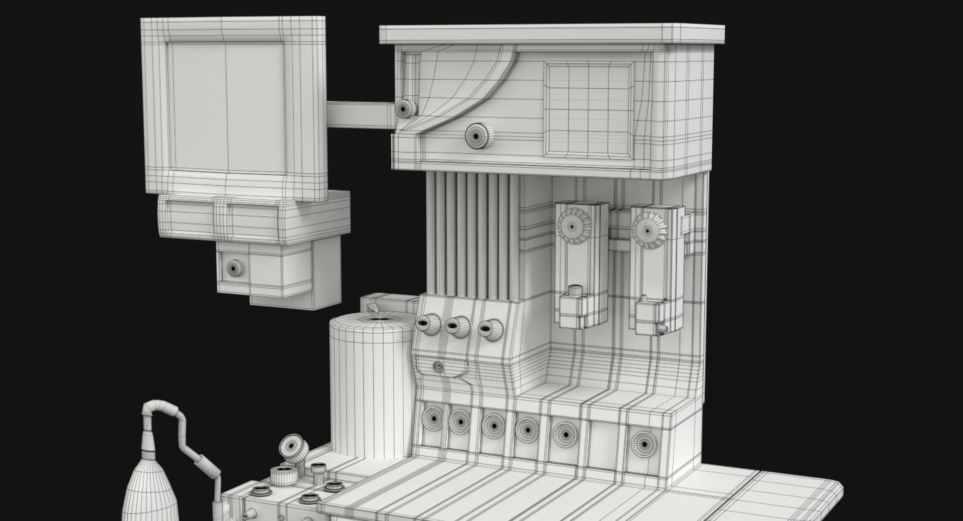 Anesthesia Machine 3d Model