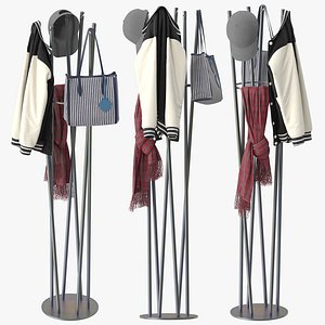 Hula Bontempi Coat Rack 3D