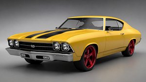 1969 Chevrolet Chevelle SS 3D Model model
