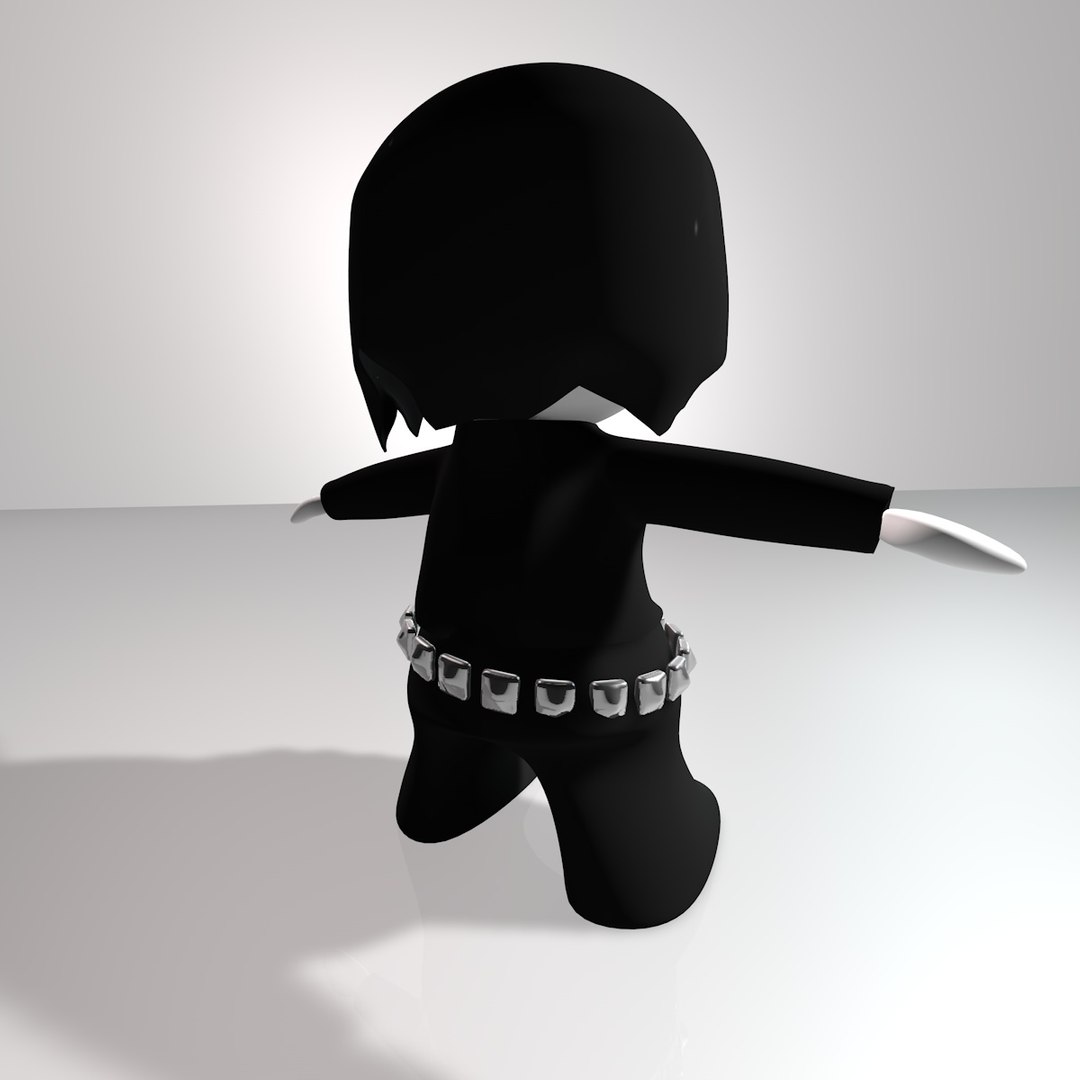 Caráter emo 1 Modelo 3D - TurboSquid 655451