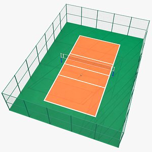Volleyball Court 02 3D model