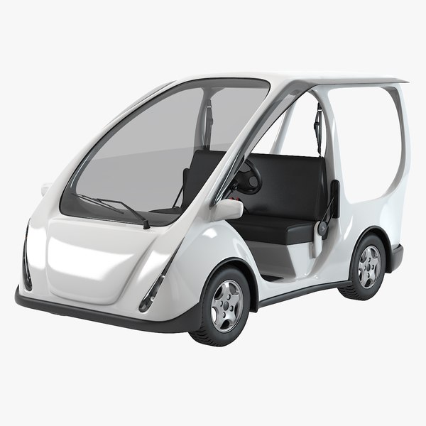 3d model golf car