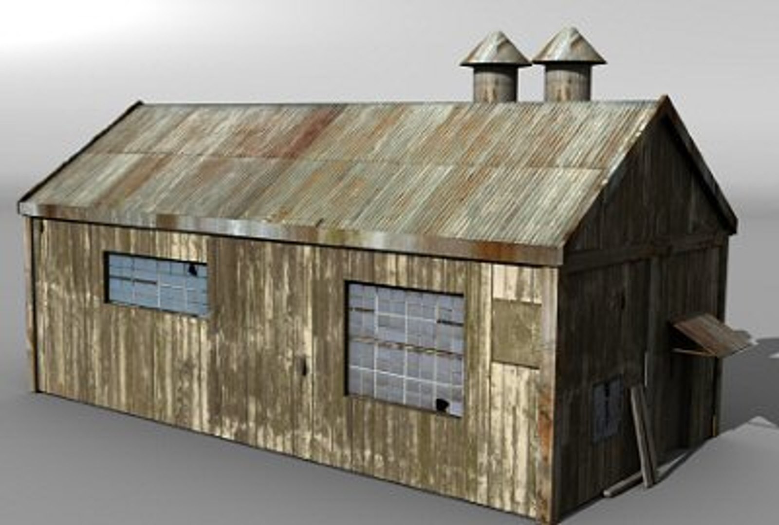 3d Model Of Warehouse Building