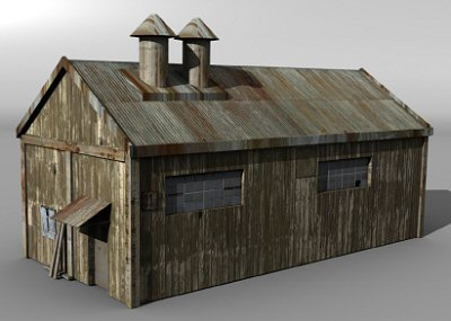 3d Model Of Warehouse Building