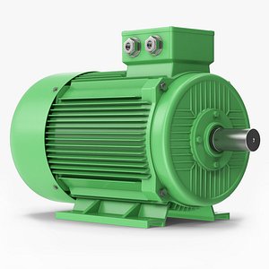 3D Industrial Electric Engine