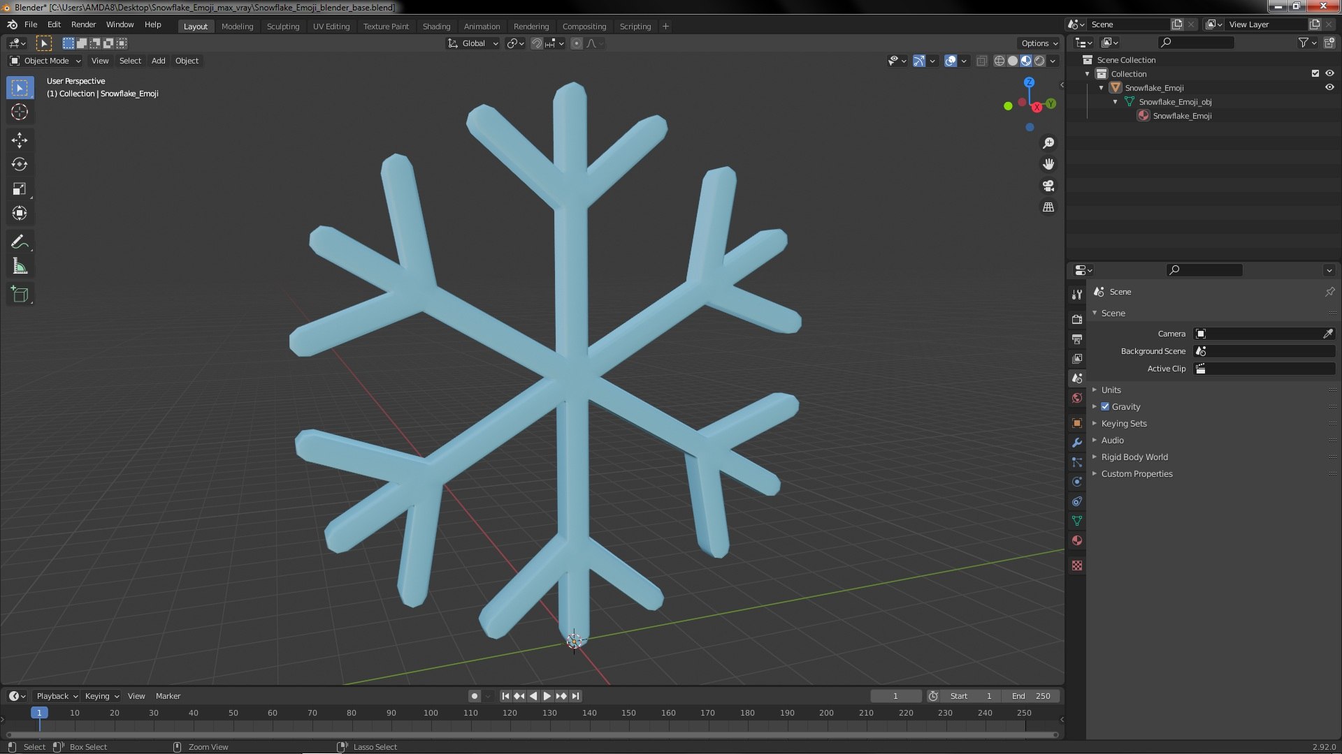 Snowflake Emoji 3D model https://p.turbosquid.com/ts-thumb/dm/kbiMJ9/ji/snowflakeemoji3dmodel026/jpg/1647291736/1920x1080/fit_q87/abbcc81492b6728290a8be013c98d3d297b6032a/snowflakeemoji3dmodel026.jpg
