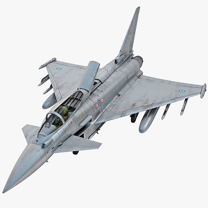 Eurofighter Typhoon EF2000 2 Rigged