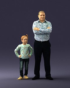 scanned human interiors 3D model