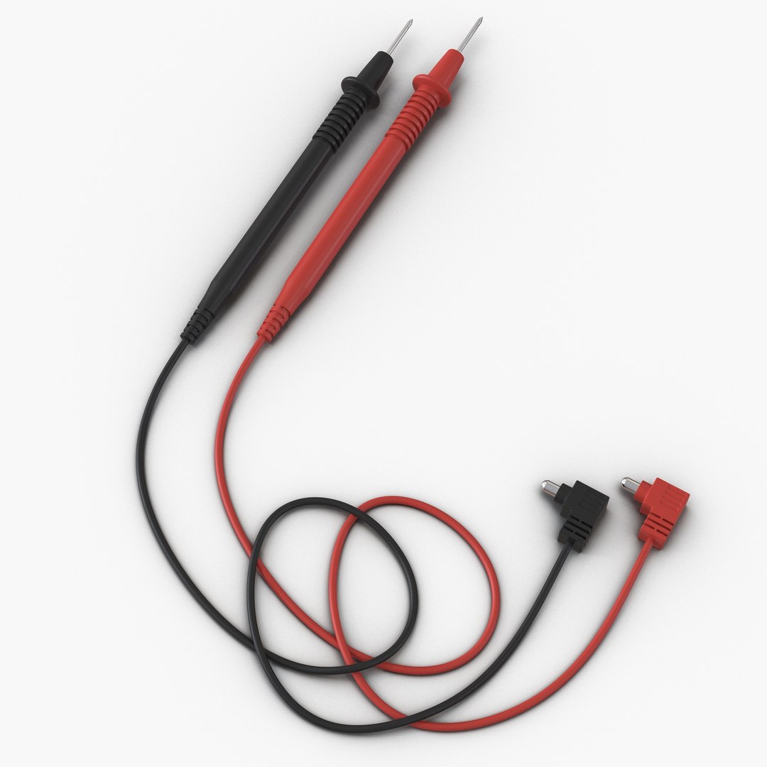 Test Lead Wire Probe Cable for Multimeter 3D model preview