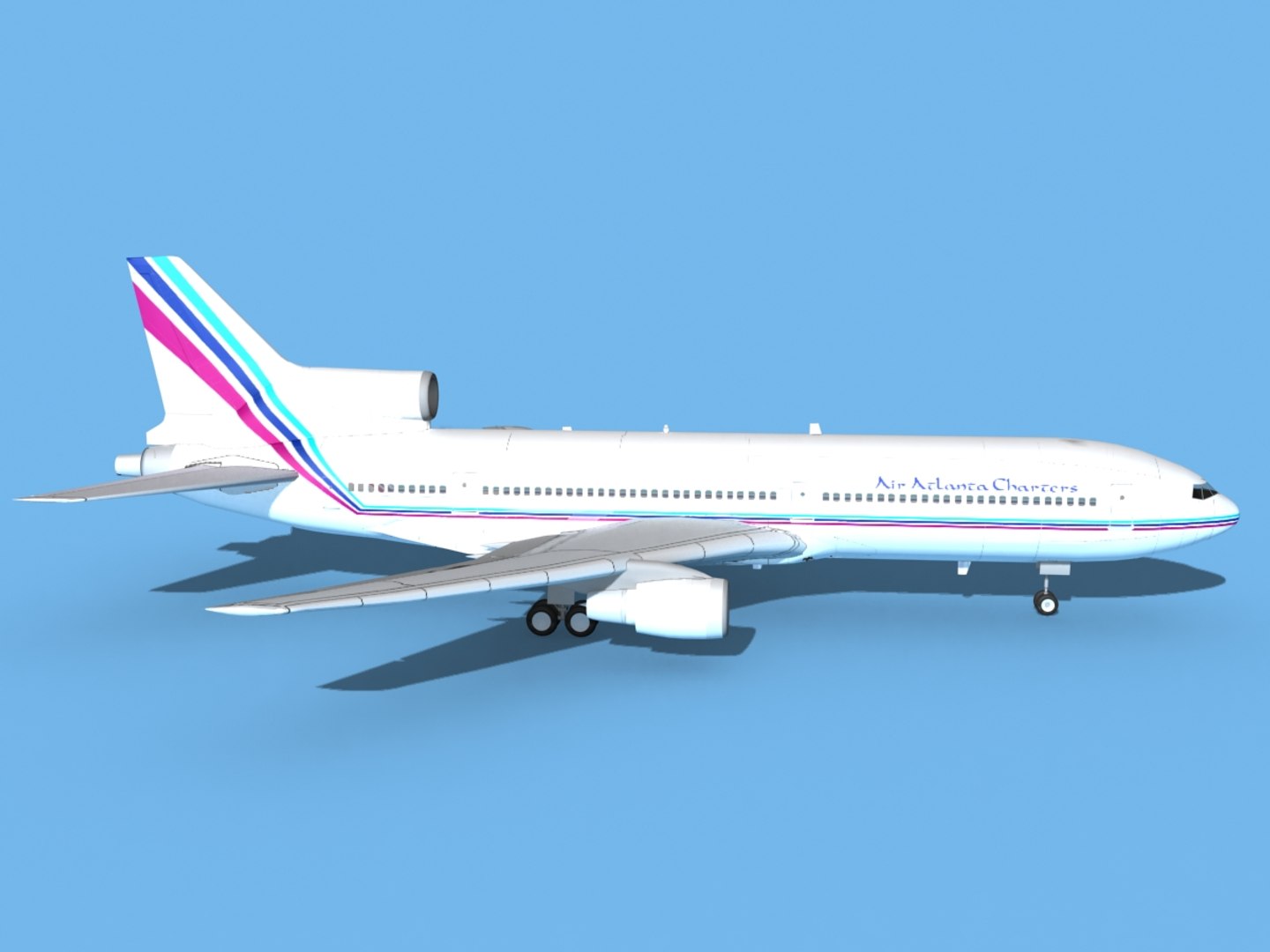 3D Lockheed L-1011-10 Air Model - TurboSquid 1488826