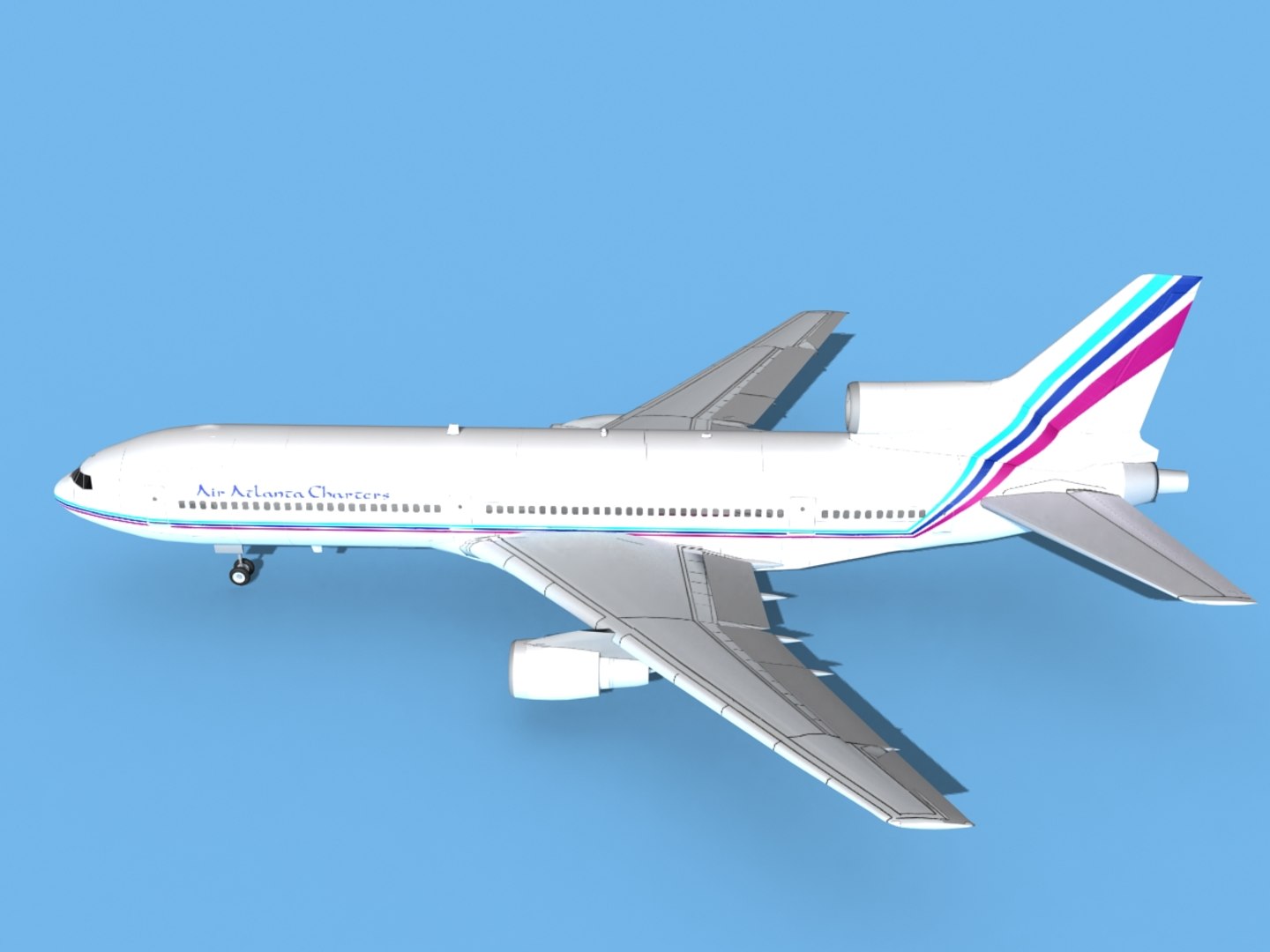 3D Lockheed L-1011-10 Air Model - TurboSquid 1488826