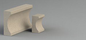3D street gutter model