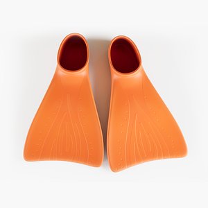 Swim Fins PBR 3D model