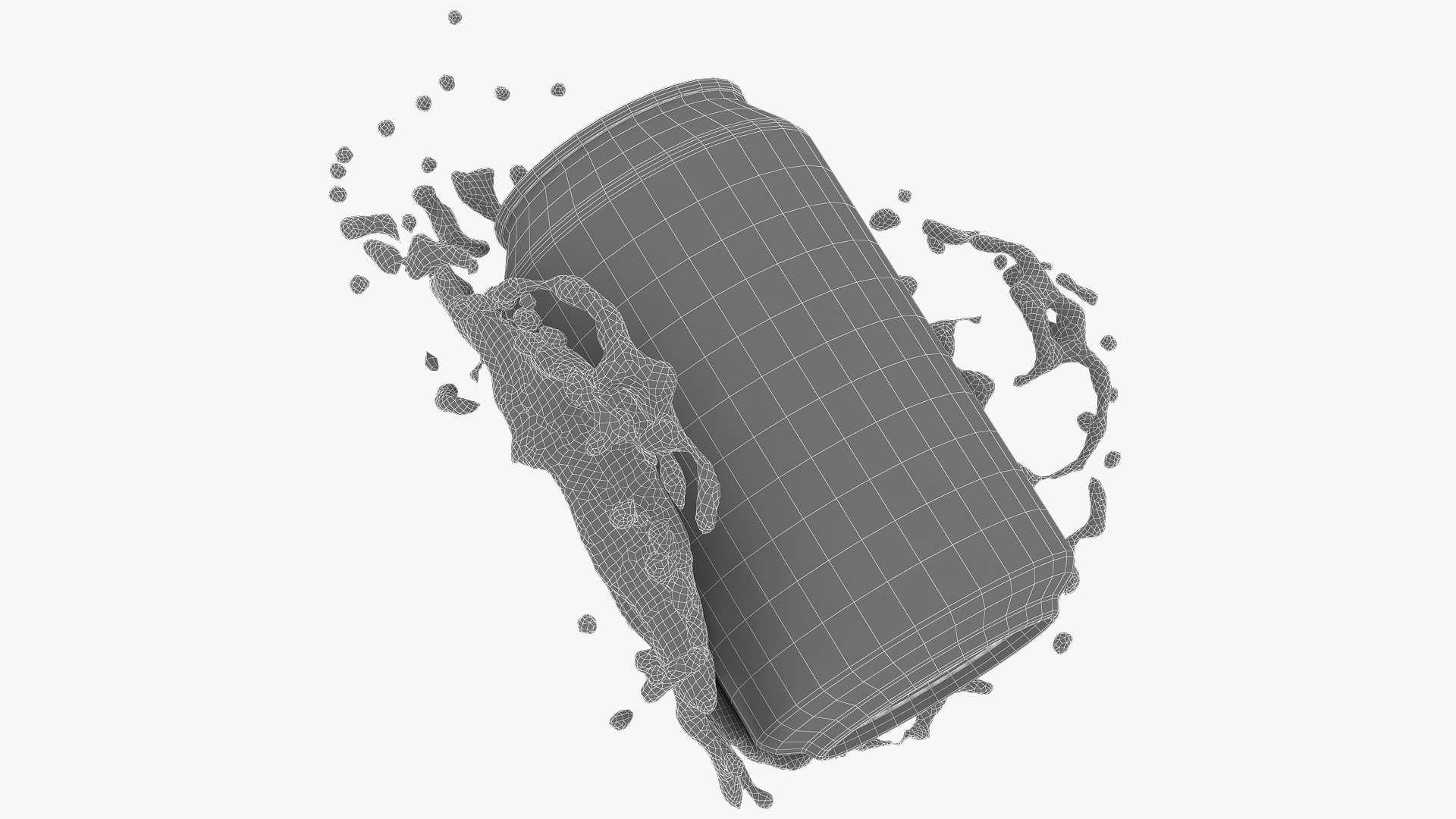 3D Splash 1 Standard Can 500ml - TurboSquid 1717464
