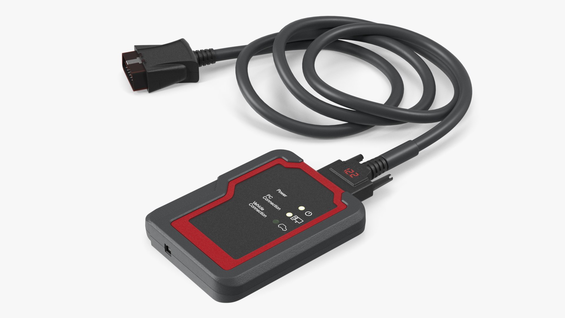 Car Diagnostic Scan Tool Power ON 3D model preview