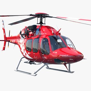 Bell 429 Air Zermatt 3D模型