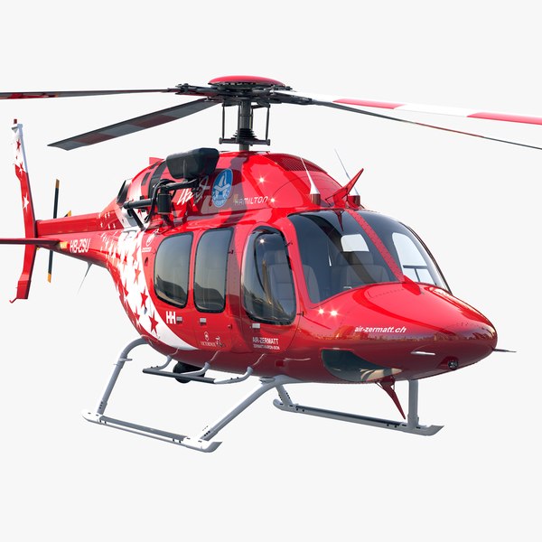 Bell 429 Air Zermatt 3D model