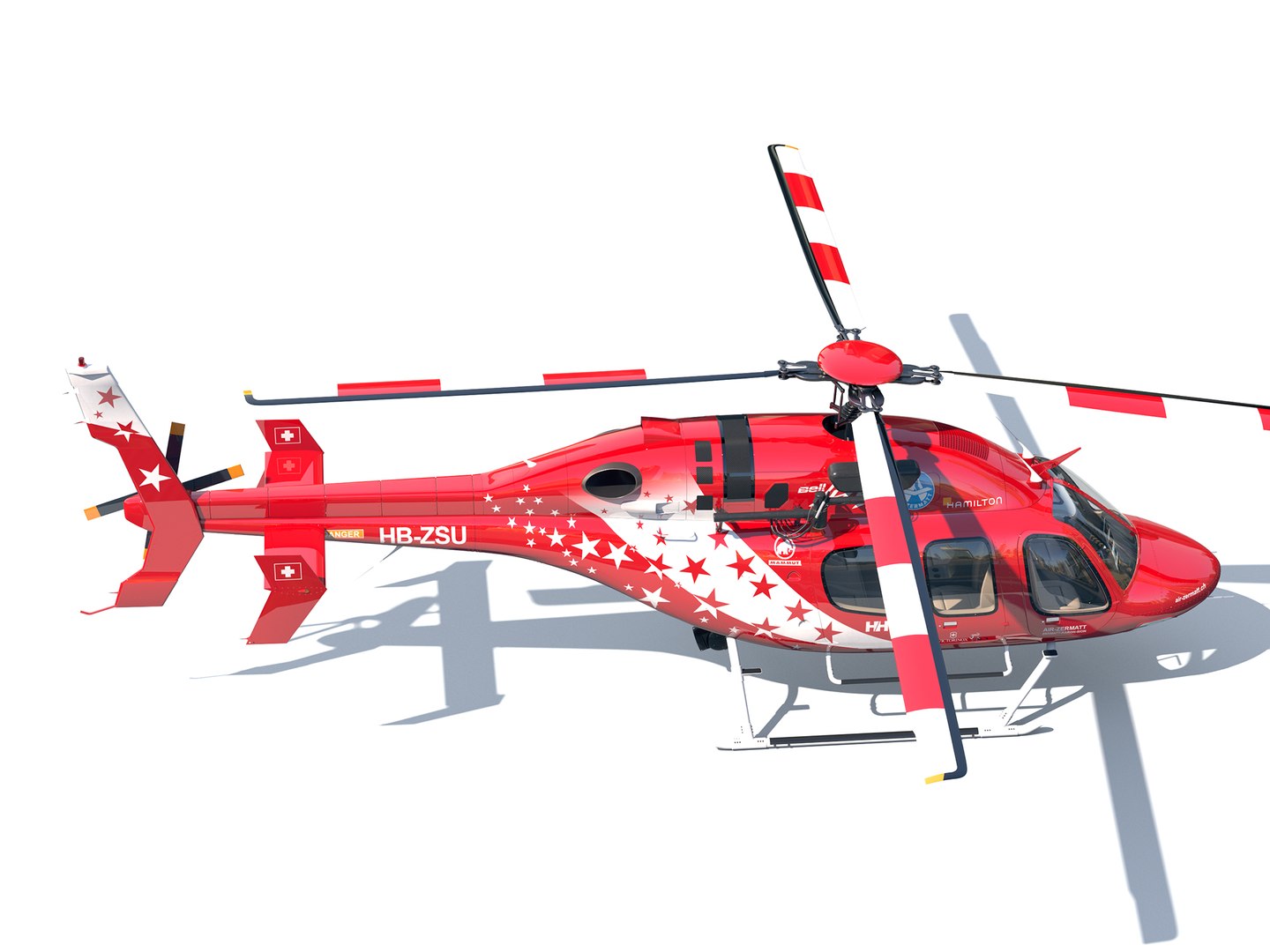 Bell 429 Air Zermatt 3D model - TurboSquid 1741588