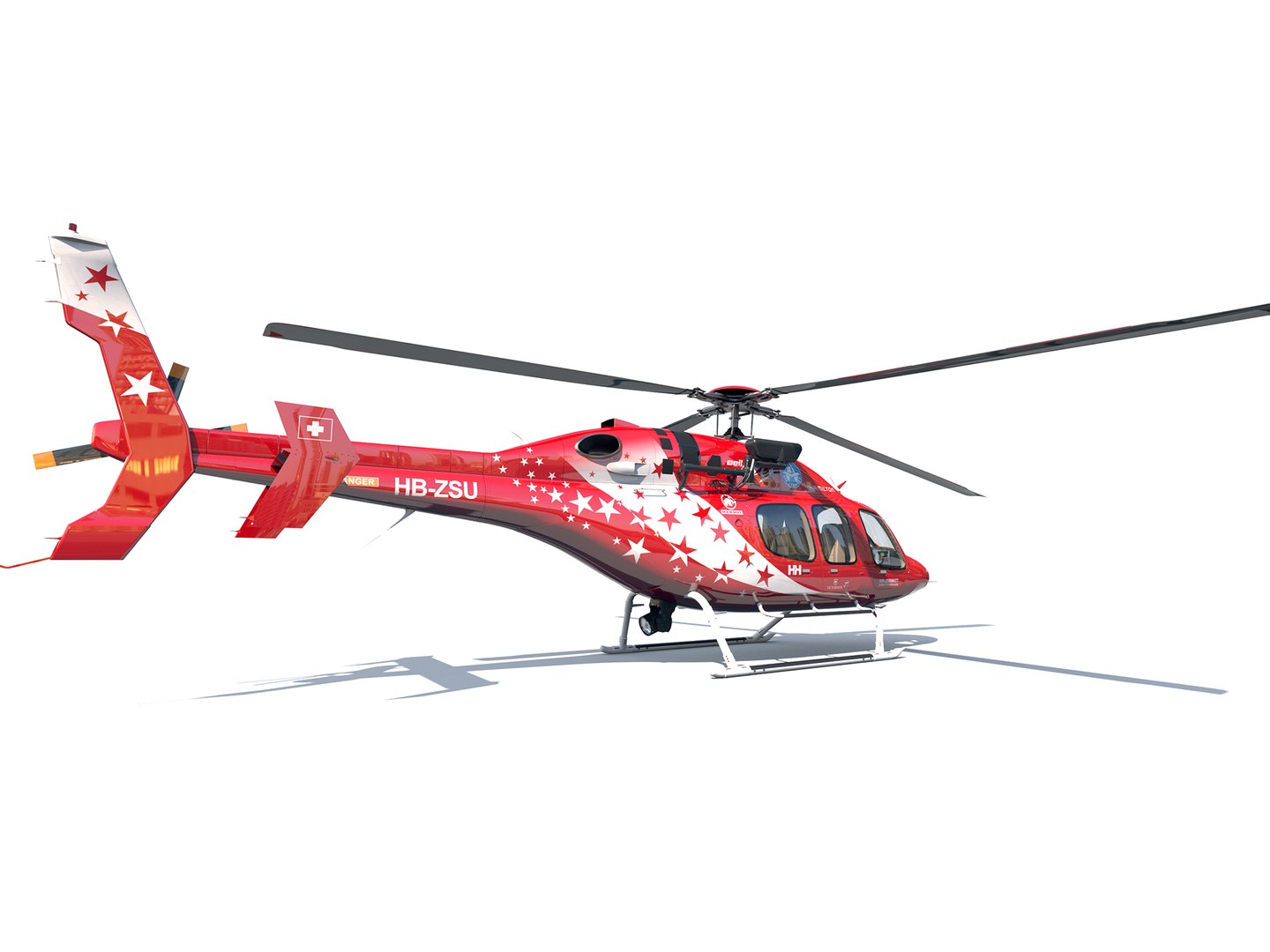 Bell 429 Air Zermatt 3D model - TurboSquid 1741588