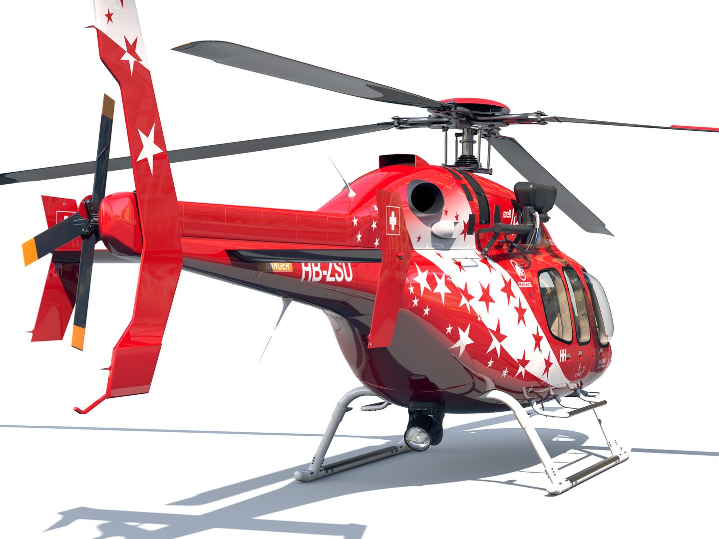 Bell 429 Air Zermatt 3D model - TurboSquid 1741588