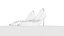 3D model wedding heel