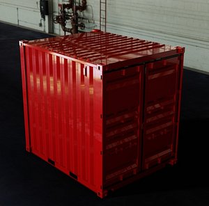 dwg - 10ft iso shipping container