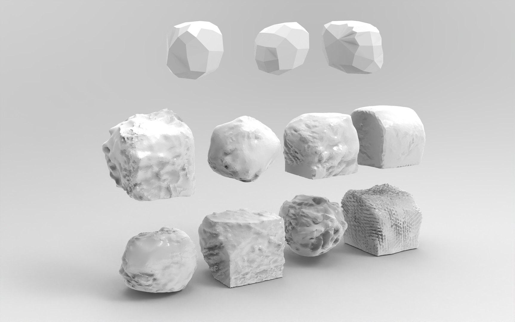 3D Various stones for exterior model - TurboSquid 1995398