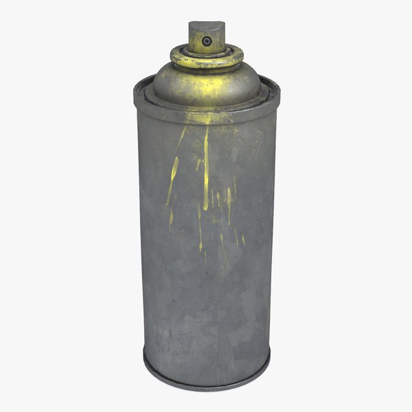 Spray Paint Can Old HD 3D model