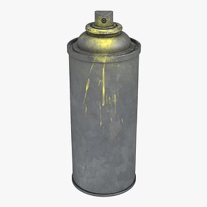 Spray Paint Can Old HD