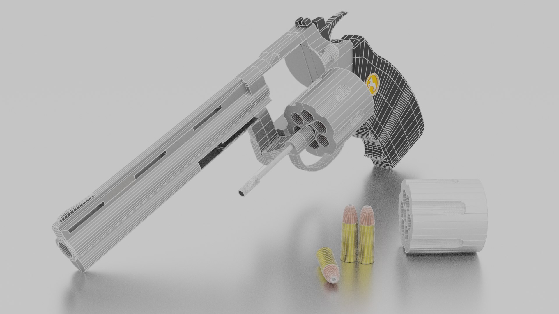 Colt Python Model - TurboSquid 1808931