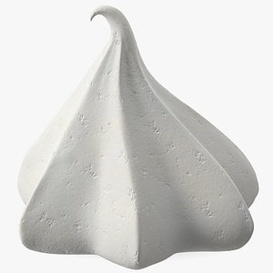 3D Small Meringue Cone Vanilla