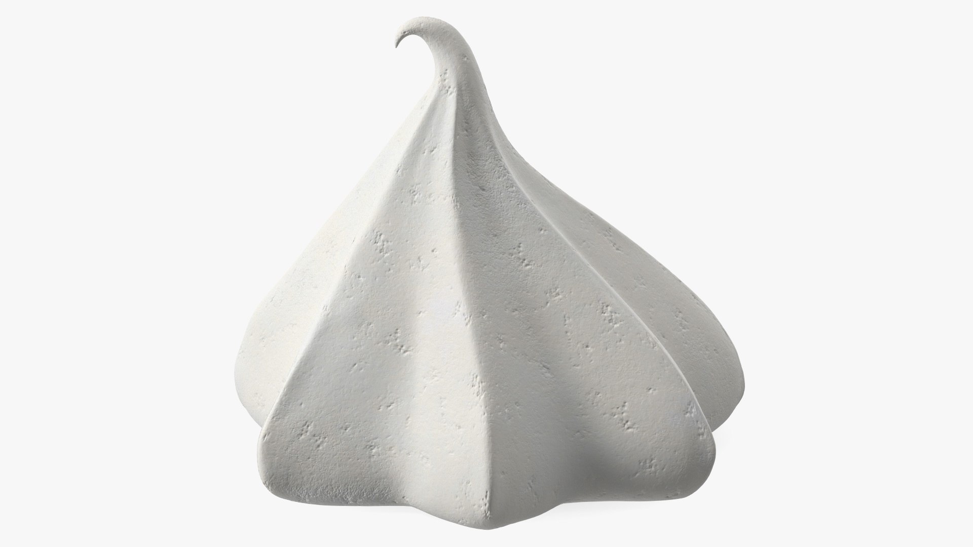 Small Meringue Cone Vanilla 3D model preview
