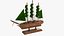 Wooden Decorative Ship(1)