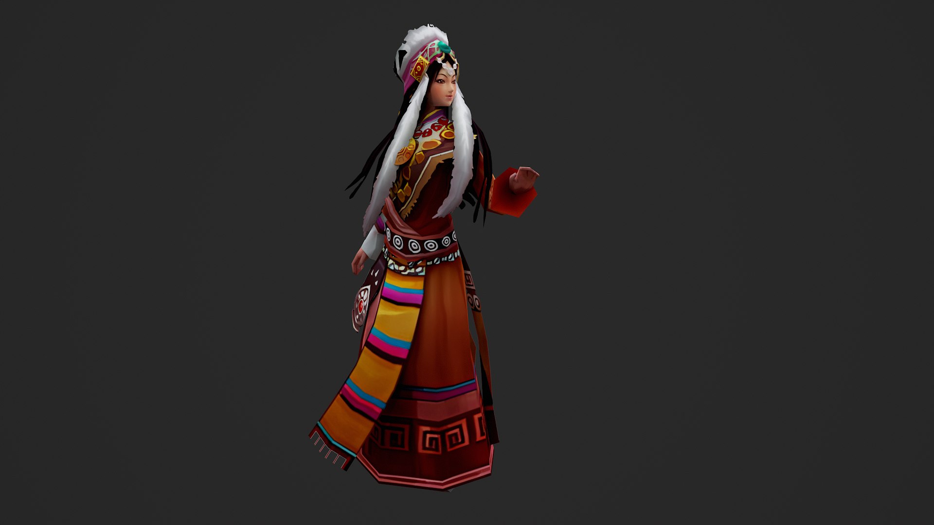 3D Stylized Tibetan Princess Character Ethnic girl https://p.turbosquid.com/ts-thumb/dn/aRGz14/6t/untitled01/png/1758460486/1920x1080/fit_q87/c82a6b989a78a4a374e44c443a662948d6145b86/untitled01.jpg