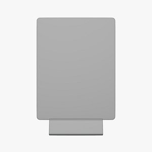 QR Code Stand - Geometry Only No Textures No Materials