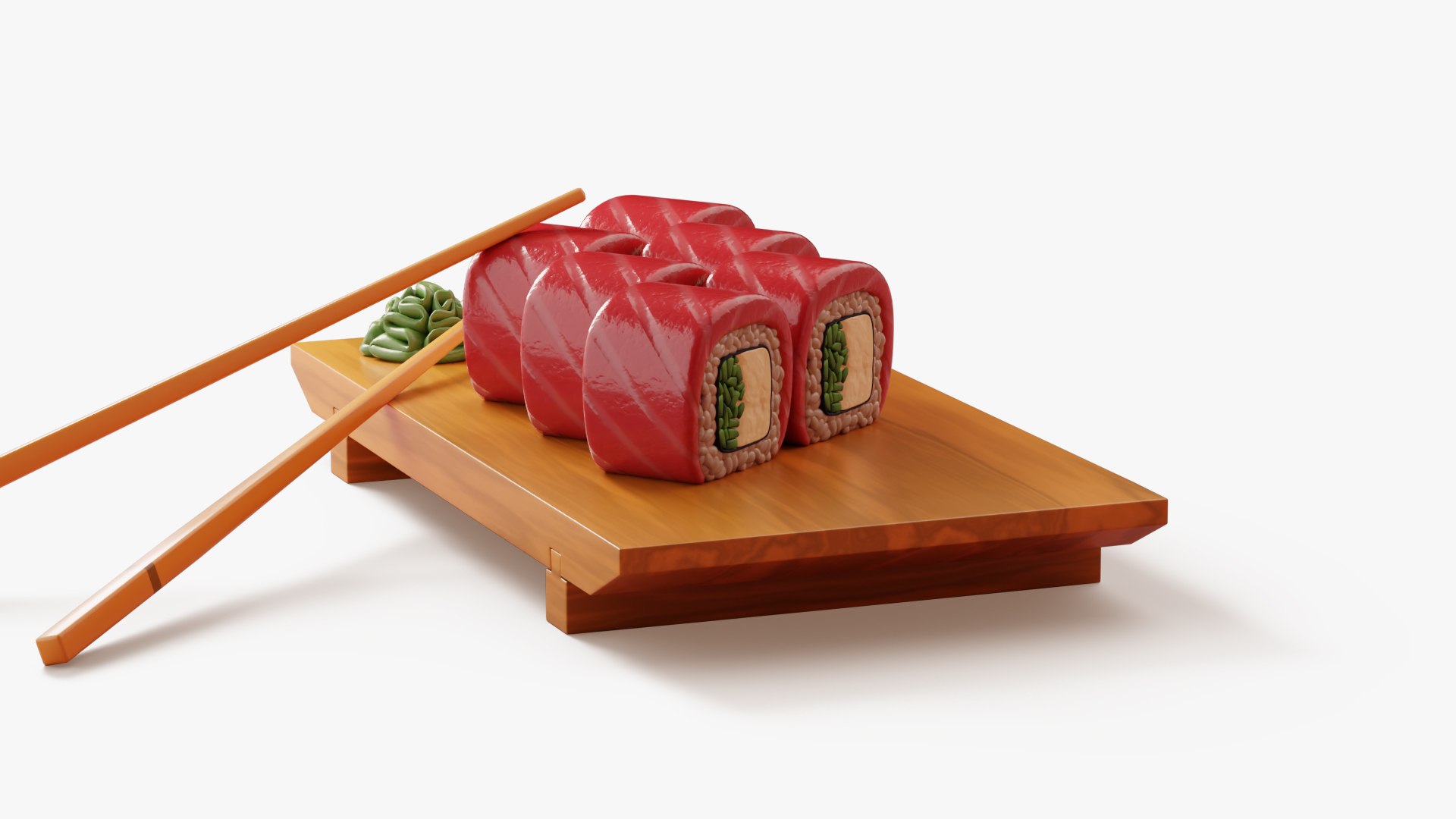 3D Tuna Roll Set model https://p.turbosquid.com/ts-thumb/dn/gW1rZu/RW/tunaroll04/jpg/1771951143/1920x1080/fit_q87/4bf16e2227cdb0f83147e27c09fcebafab063d90/tunaroll04.jpg