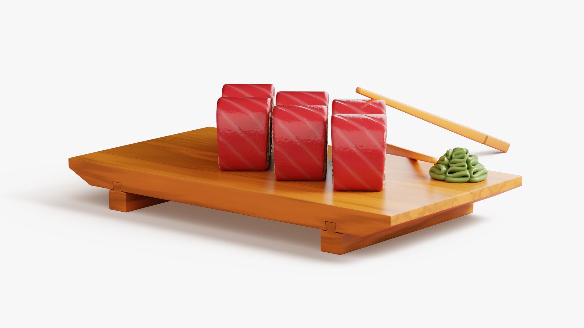 3D Tuna Roll Set model https://p.turbosquid.com/ts-thumb/dn/gW1rZu/mv/tunaroll09/jpg/1771951143/1920x1080/fit_q87/46d4c6d6ee416de5340372a926832e89beb8c7d1/tunaroll09.jpg
